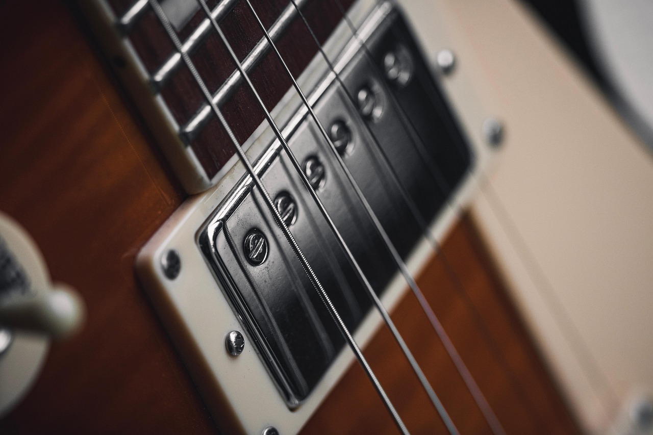 electric guitar closeup